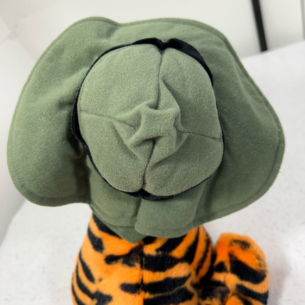 Vintage Disneyland Safari Tigger 14" Plush Stuffed Toy Walt Disney World - Picture 7 of 10